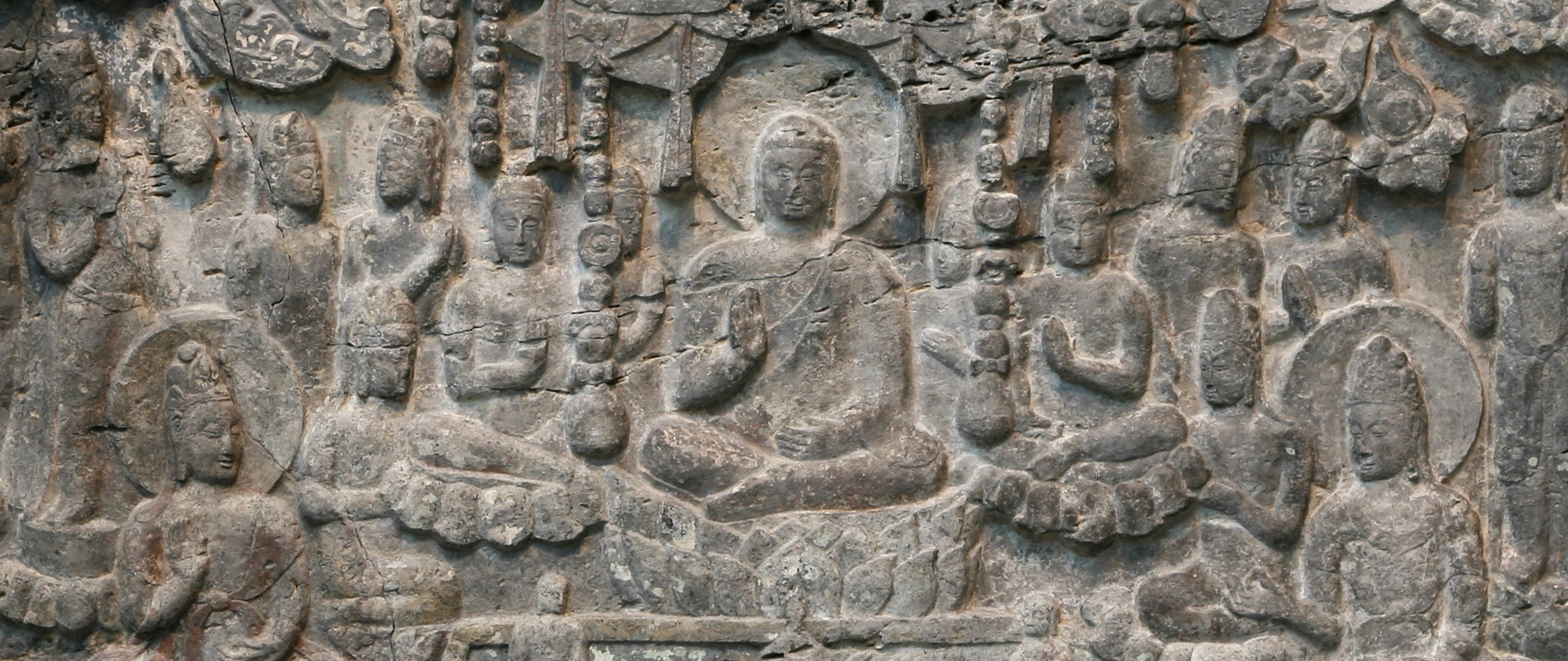 detail of a stone relief